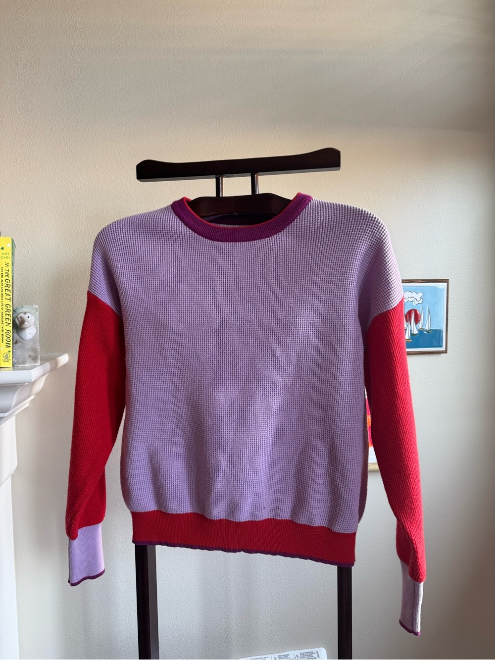 Pink Martini Boutique: Color Block Crewneck Sweater